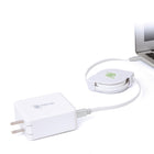 ReTrak 87W USB-C Retractable Charger-Tangle-free, retractable cables for neat storage