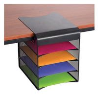 Safco Onyx Hanging Organizers - Horizontal - Black (3242BL)-Letter Tray Organizer