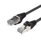 Speedex Cat 7 High-Speed 10 Gigabit Ethernet Patch Internet Shielded Cable - 15 ft Length - Black-Cable Length: 15ft