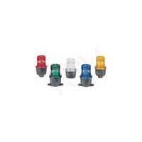 Federal Signal Streamline Low Profile Strobe Light, Green (LP3T-012-048G)-Colour: Green