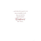 Mill Brook Studio "Christmas is a Joyous Time" Greeting Cards with Envelopes - 5-3/8" x 7-3/4" - 18 Pack-External Message: Christmas is a Joyous Time. Christmas only comes once a year, so enjoy the festivities, the feasting and all the good cheer...