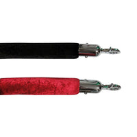 Velvet Stanchion Rope, Red Only-Colour: Red velvet
