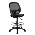 Nicer Furniture Mid-Back Mesh Drafting Chair-No armrests for unrestricted movement and minimalist design  