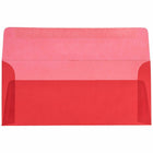 JAM Paper #10 Business Translucent Vellum Envelopes - 4.125" x 9.5" - Primary Red - 25 Pack-Size: #10 (4.13 x 9.5 inches)