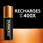 Duracell AAA Rechargeable Batteries - 4 Pack-QUALITY ASSURANCE: With Duracell batteries, quality is assured, every Duracell product is guaranteed by the manufacturer against defects in material and workmanship