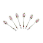 Roy Kirkham English Rose (Pink) Teaspoons, 6 Pack-Pattern: English Rose