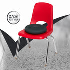 Bouncyband Little Wiggle Seat Sensory Cushion, Dark Grey-Comes inflated and firmness can be customized