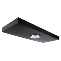 kieragrace Stockholm Aberg Floating Shelf w/ LED Light - Black, 24", Matte Finish-Measurement: the black floating shelf measures 9.25"L x 23.6"W x 1.5"H in dimensions and can hold up to 10 pounds of decorative fixtures