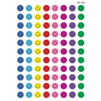 Teacher Created Resources Mini Stickers, Happy Faces, 6336 Pack (TCR1236)-Size: 3/8"(Dia)