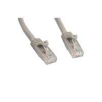 StarTech N6PATCH50GR 50' Cat 6 Snagless Patch Cable, Grey-Features RJ-45 Male connector on both sides to facilitate easy connectivity