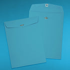 JAM Paper 9 x 12 Open End Catalog Envelopes with Clasp Closure, Brite Hue Blue, 100 Pack (73821)-Material: paper