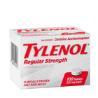 Tylenol Regular Strength 325mg, 100 Tablets-Tough on pain, easy on your stomach