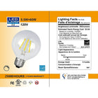 Northern Stars 7W Warmwhite LED G25 Light Bulb, 10 Pack-7W, 120V