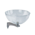 Azar Displays – Bol en plastique et tige de rallonge pour présentoir sur pied (300272)-Bol en plastique et tige de rallonge