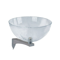 Azar Displays – Bol en plastique et tige de rallonge pour présentoir sur pied (300272)-Bol en plastique et tige de rallonge