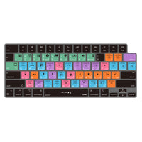 JCPal VerSkin Apple Final Cut Shortcuts Keyboard Protector for MacBook Pro 14"/16"(2021/2023) and MacBook Air 13"/15"(2022/2023/2024)-Form fitting and ultra thin (0.3mm) skin protects keyboard from liquids, dust and debris