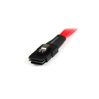StarTech 1m Serial Attached SCSI SAS Cable, SFF-8087 to 4x Latching SATA-Provides reliable, high-performance SAS/SATA drive and backplane connectivity