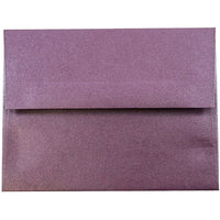 JAM Paper A2 Invitation Envelopes, 4.38 x 5.75, Stardream Metallic Ruby Purple, 250 Pack (GCST604H)-Ruby stardream metallic envelope