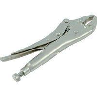 Dynamic Tools 10" Locking Pliers, Curved Jaws With Wire Cutter-Unique release lever design prevents painful accidental pinching of hands and fingers.