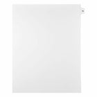 Mark Maker Legal Exhibit Index Tab White Single Tabs, 1/15th Cut, Letter Size, No Holes, Number 76, 25 Pack-White Single Tabs, 1/15th Cut