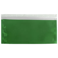 JAM Paper Enveloppes format livret ouv. côté court en aluminium à fermeture autocollante, 4 x 9 1/2 po, vert, 25/pqt-Vert