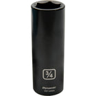 Dynamic Tools 1/2" Drive 6 Point SAE, 1-3/8" Deep Length, Impact Socket-Size: 1-3/8"
