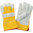 Zenith Safety Fitters Gloves, 2X-Large, Split Cowhide Palm, Foam Fleece Inner Lining - 12 Pack-Cuff Material: Rubberized