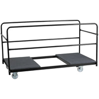 Flash Furniture Folding Table Dolly with Carpeted Platform for Round Tables-Folding Table Dolly