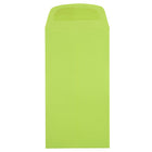 JAM Paper #7 Coin Envelopes, 3 1/2 x 6 1/2, Brite Hue Lime Green, 50 Pack-Green Envelopes