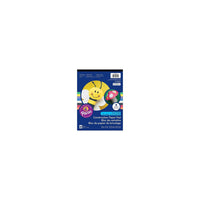 Pacon Heavyweight Construction Paper Pad, 9" x 12", Assorted, 48 Sheets per Pad, 6/Pack (PAC104612)-Dimensions: 9"x12"