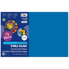 Pacon Tru-Ray Construction Paper  - 12" x 18" - Blue - 250 Sheets (PAC103054)-Heavy 76 lb. 100% vat-dyed sulphite with longer, stronger fibers.