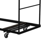 Flash Furniture Black Folding Table Dolly for 30"W x 72"D Rectangular Folding Tables-Supports up to 8 - 10 Folding Tables
