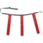 Champion Sports 25" - 31" Youth Triple Flag Football Set, Red-Red