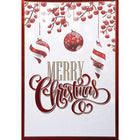 Rosedale "Merry Christmas" Red Greeting Cards with Envelopes - 5-1/2" x 8" - 12 Pack-Greeting Cards