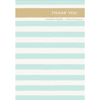 Millbrook Studios 5-3/8" x 7-3/4" Thank You Even more Thanks Greeting Cards and Envelopes, 18 Pack (06802)-Printed on uncoated card stock