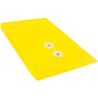 JAM Paper Plastic Envelopes with Button and String Tie Closure, Open End, 6.25 x 9.25, Yellow Poly, 12 Pack (472B1YE)-Material: plastic