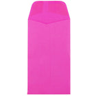 JAM Paper #5.5 Coin Envelopes, 3 1/8 x 5 1/2, Brite Hue Ultra Fuchsia Pink, 1000 Pack-Pink Envelopes