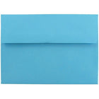 JAM Paper A7 Invitation Envelopes, 5.25 x 7.25, Brite Hue Blue Recycled, 100 Pack (54093g)-Blue