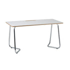 Archyi Dry Erase Desk, Douro Collection, 28" x 60" x 30", White-Integrated tray for markers and cables