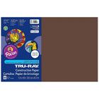 Pacon Tru-ray Sulphite Construction Paper, Dark Brown, 12" X 18", 50 Sheets, 150 Pack (PAC103056)-Colour: Dark brown