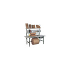Calstone Packaging & Shipping Station - Bench Drawer-Metal drawer and frame mounts under table top.