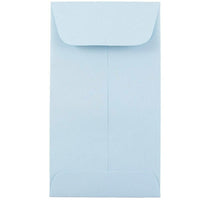 JAM Paper #5.5 Coin Envelopes, 3 1/8 x 5 1/2, Baby Blue, 500 Pack-Coin Envelopes