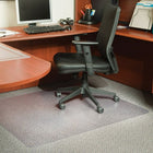 Staples Low Pile Carpet/Berber Chair Mat - 46" x 60"-Features a sloping edge to facilitate chair rolling