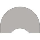 Flash Furniture – Table mobile en forme de haricot, surface en stratifié de 48 x 72 x 1,25 po, hauteur ajustable, gris-Table en forme de haricot pour activités de groupe