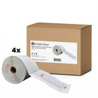 Premium Tape 4" x 8" (102 mm x 203 mm) Thermal Transfer Labels - 3" (76 mm) Core - 4 Rolls-Thermal Transfer Labels