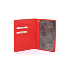 Karla Hanson RFID Protection Ingrid Deluxe Passport Holder, Peach (28612PEACH)-Peach, Leather