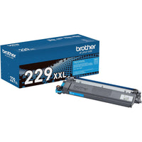 Brother - TN229XXLC Cartouche de toner à très haut rendement - Cyan-Le toner produit des impressions de qualité laser haut de gamme dans des tons riches et nets et des couleurs vives qui ne s'effaceront pas et ne tacheront pas
