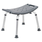 Flash Furniture Chaise De Bain Et Douche Réglable série HERCULES-Gris (DCHY3410LGRY)-Éligible FSA