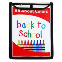C-Line Reinforced Stitched Send-Home Book Bags, 15 Pack (CLI39912)-Sewn reinforced black edges for extra durability.