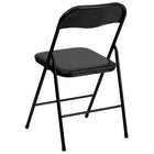Flash Furniture - Ensemble de table à carte et de chaises pliantes noires de 5 pièces-Design léger